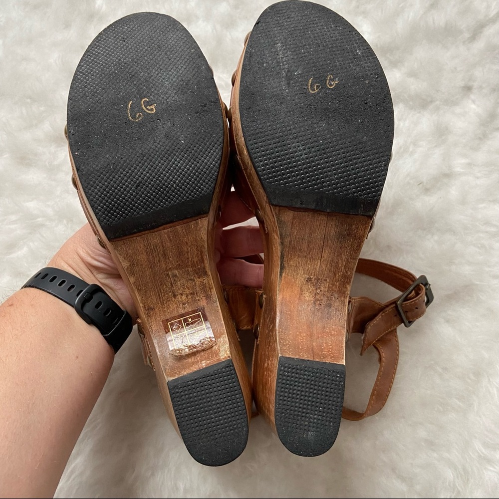 Cordani Zori Mule - Calzature Leather And Wood Clogs - Picture 7 of 9
